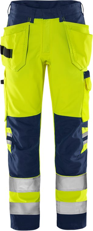 High vis Green rakentajan housut LK 2 2641 GPLU
